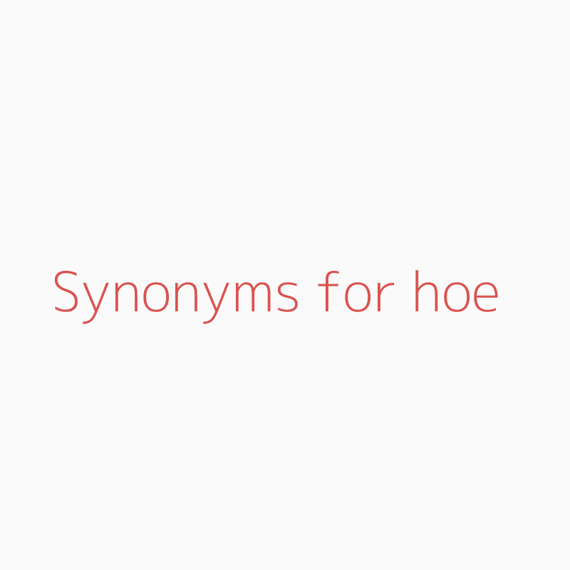 Hoe synonym deals